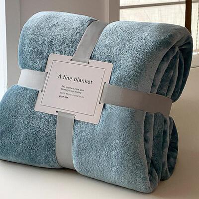 Flannel Fleece Blanket Adult Children Warm Throw Bed Covers