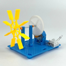 水力发电机科学实验儿童水轮发电模型学生diy拼装玩具科技小制作