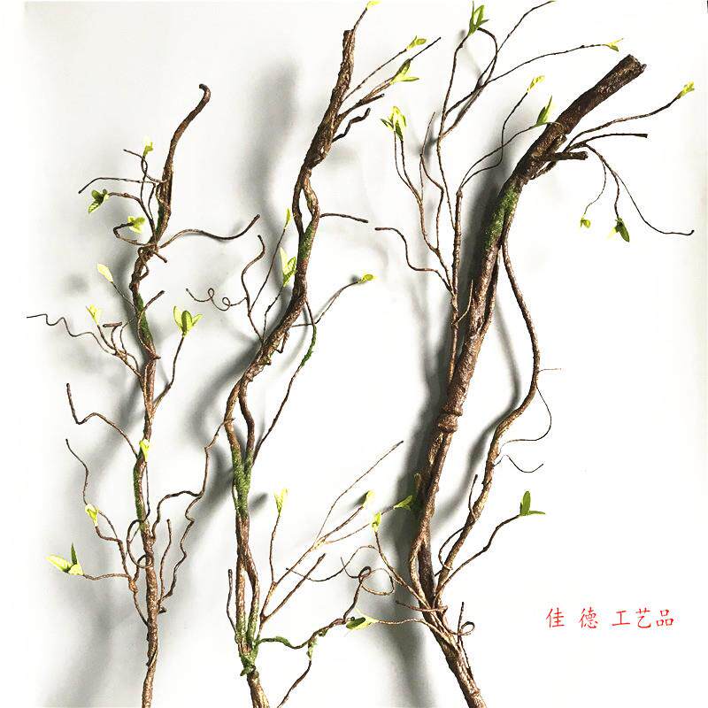 仿真枯树藤山滕干树枝门头装饰吊藤枯枝嫩叶粗藤手感树枝枯藤工艺