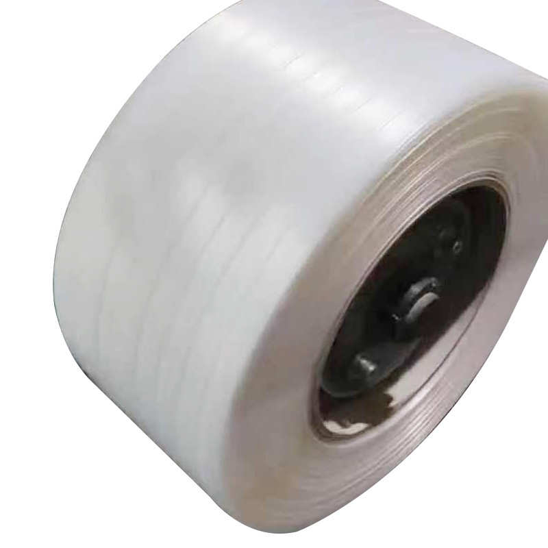 现货批发纤维打包带 一次冲压不锈钢打包扣 柔性聚酯纤维打包带