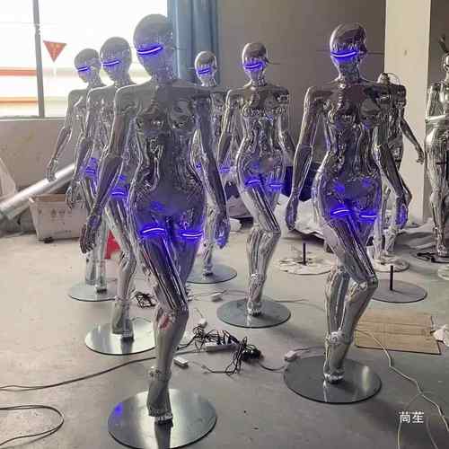 机械姬空山基摆件塑大型吧科技发光人物服装店雕发廊tlzn$*&y酒KV