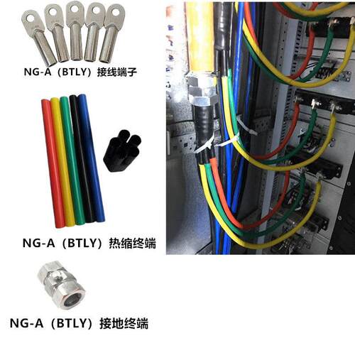BTLY终端头整套5*10平方NG-A电缆头铜护套接地卡