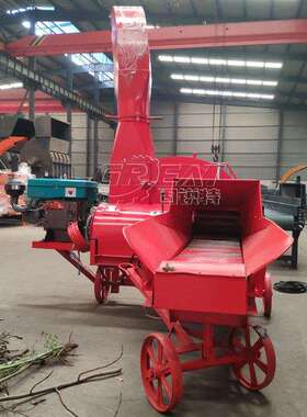 车头带铡草机跟车秸秆粉碎机木皮树皮揉丝机农场PTO打草机