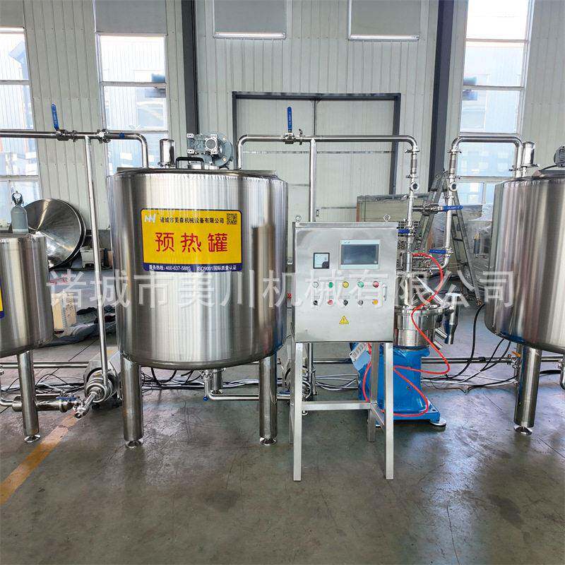 鲜牦牛奶杀菌机械驴奶巴氏全套加工线百香果汁加工设备