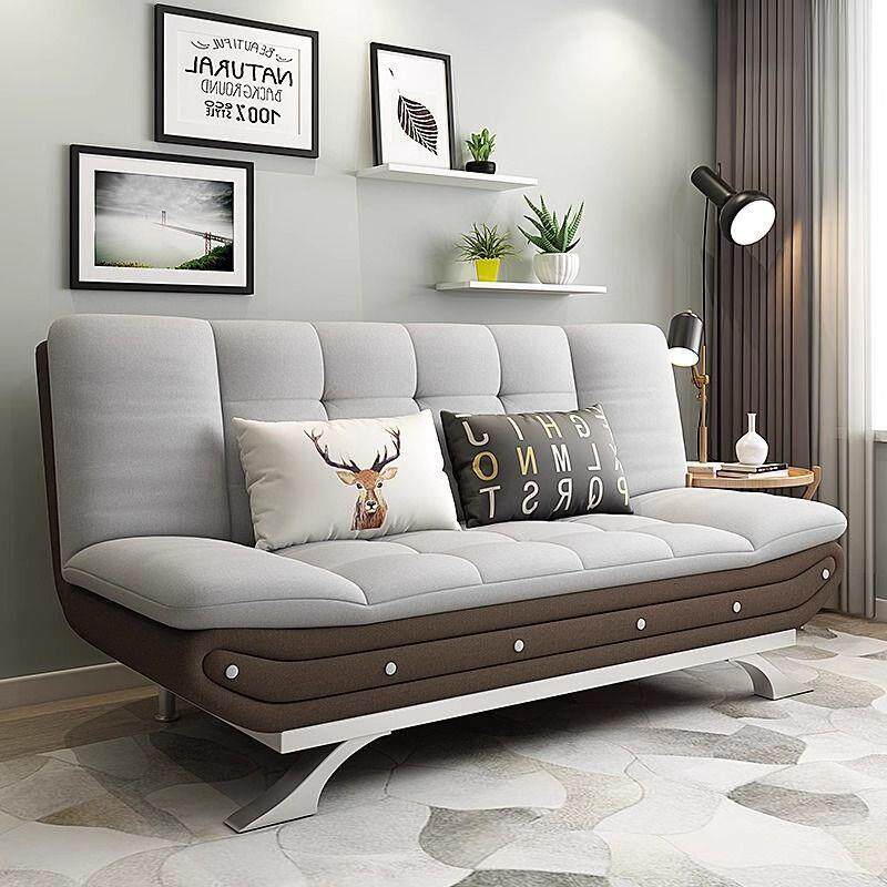 布艺多功能沙发床可折叠双人两用床经济型出租房小户型网红小沙发