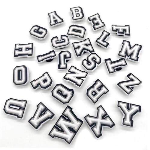 Shoe Charms Decorations for Crocs 1pcs Alphabet Letter Pins
