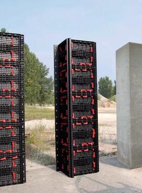 可任意装配现浇筑预制模板新型ABS可调节方柱模板50种柱子规格