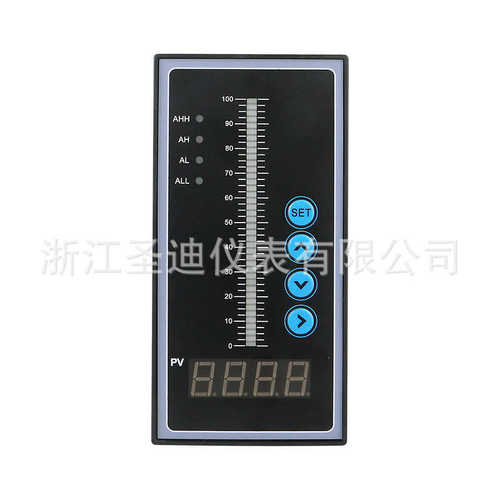 SDT804智能单光柱测控仪 数字显示调节仪水位光柱显示液位热电偶