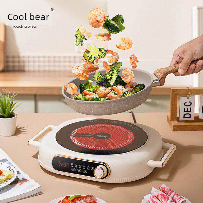酷迪熊电陶炉大功率智能电磁炉炒菜火锅烧烤专用煮茶炉家用多功能