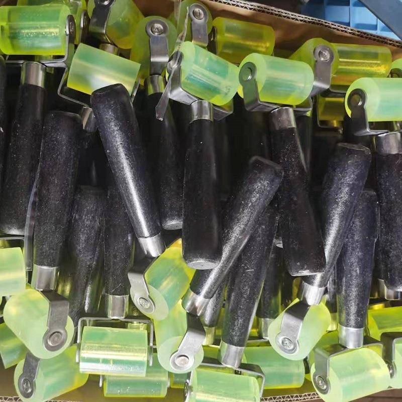 压轮压实工具汽车隔音墙纸贴膜压边皮料上胶贴合压平胶滚轮手推轮