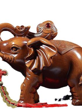 大象摆件一对招财开业礼品客厅玄关电视酒柜办公室吉祥工艺装饰品