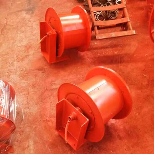 龙门吊电动式电缆卷筒起重机收线器起重机电缆弹簧抓斗平车卷线器