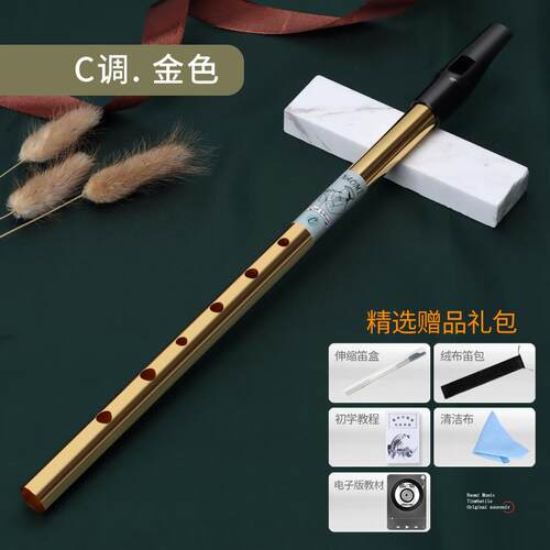 正品美国NOMI爱尔兰哨笛 初学者入六直笛C门调D调高音直笛锡A笛孔