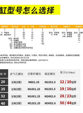 EMC亿太诺不锈钢迷你气缸SMSA20/25/32/40X50X100X125X150-S-U-CM