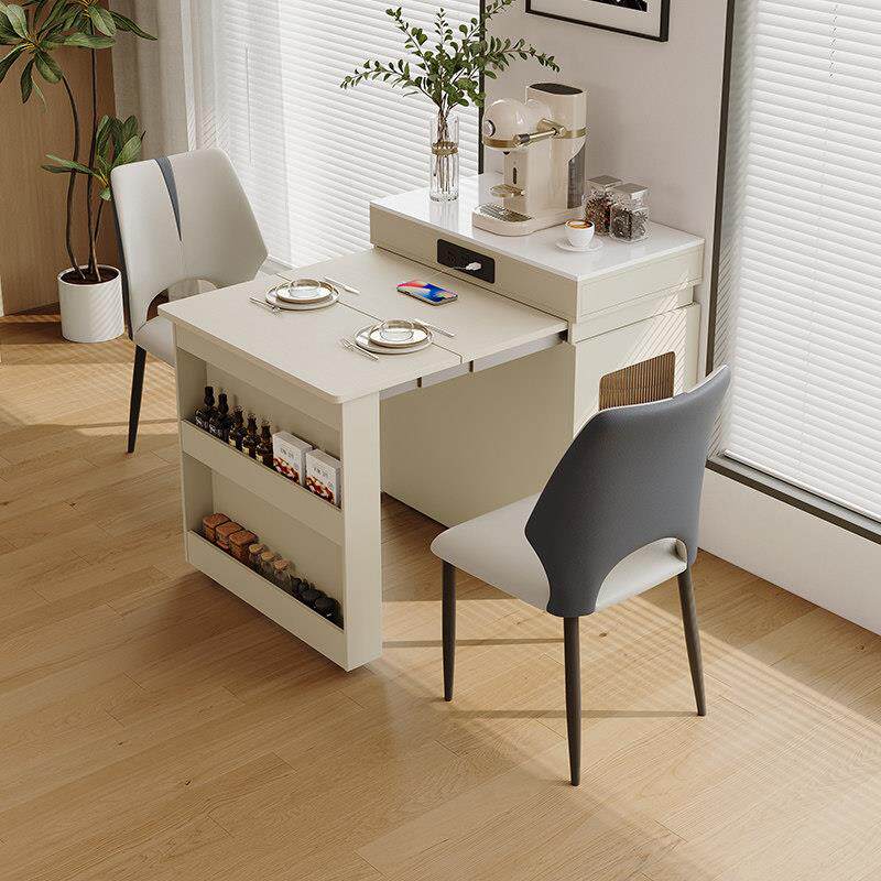 2025新款多功能倒台小户型岛台餐桌一体家用可伸缩折叠导台加餐桌