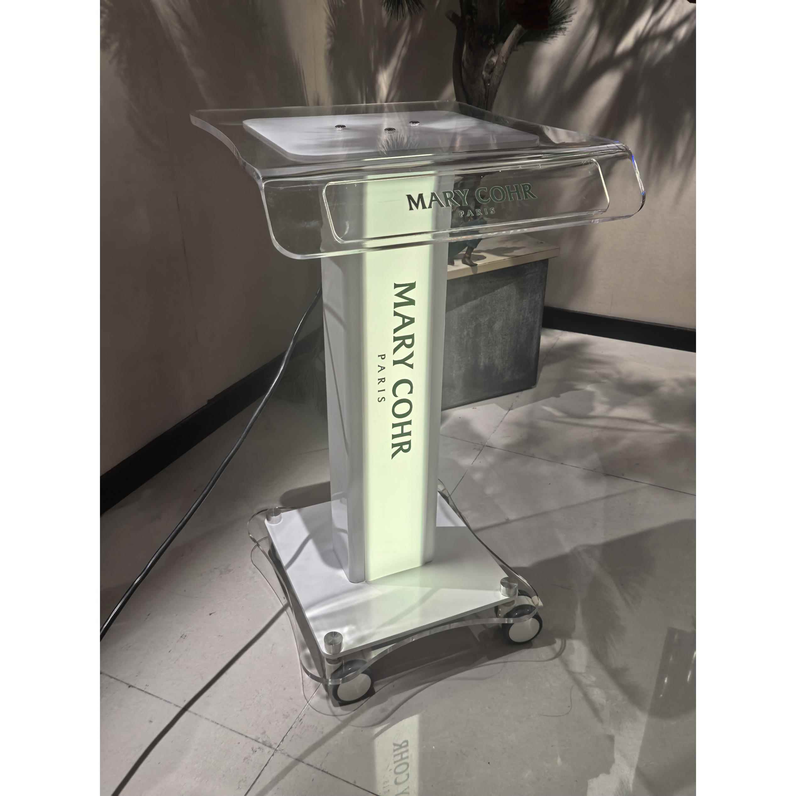 新款器美容院档仪推车透明置物架小气泡工具高车架皮肤管理机器子