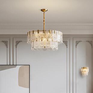 美卧室代客厅 复古设计师法意大利风格 式 轻奢后现全铜吊10058灯式