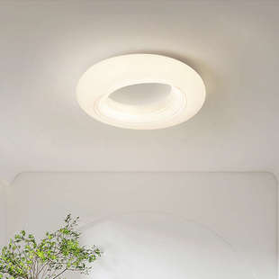 温馨北欧式 圆形创意家用房间网红吸顶灯简约大气卧室客厅灯 灯具