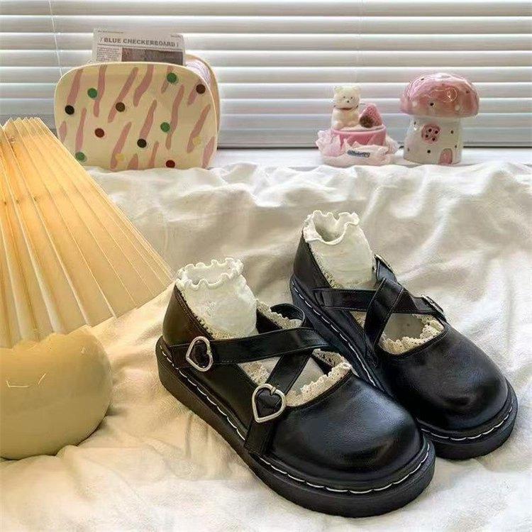圆头日系jk玛丽珍小皮鞋女2025秋季新款法式配裙子软妹lolita单鞋