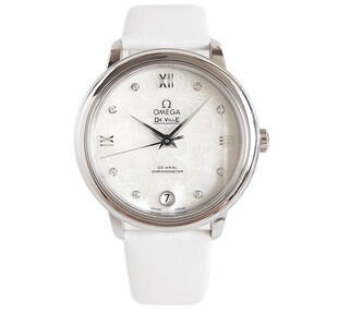 9.8新欧米茄碟飞手表贝母盘33mm自动机械女表424.12.33.20.55.001