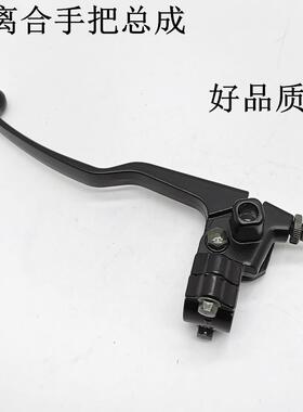 适配豪爵钻豹机车HJ125K-A-2-2A-3-3A左离合器手柄镜座手把总成