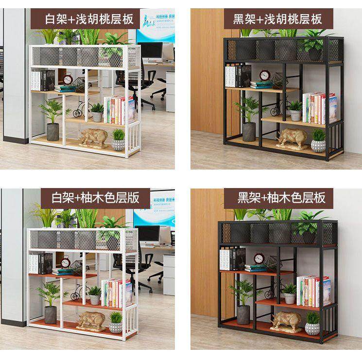 玄关隔断置物架铁艺办公室书架展示架落地花架子火锅店餐厅网红