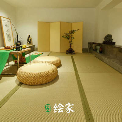 绘家【月影】日式榻榻米垫子定制地垫飘窗垫炕垫异形定制椰棕床垫