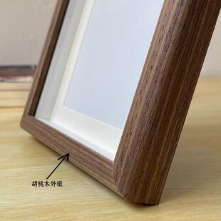 A4纸16k 裱画框空框相框挂墙四4K八开8k油画a3 美式 复古素描专用装