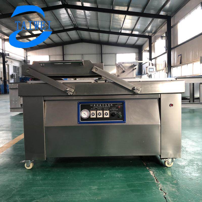 自动双室真空包装机海参食品抽真空密封封口机鲍鱼扇贝肉包装机