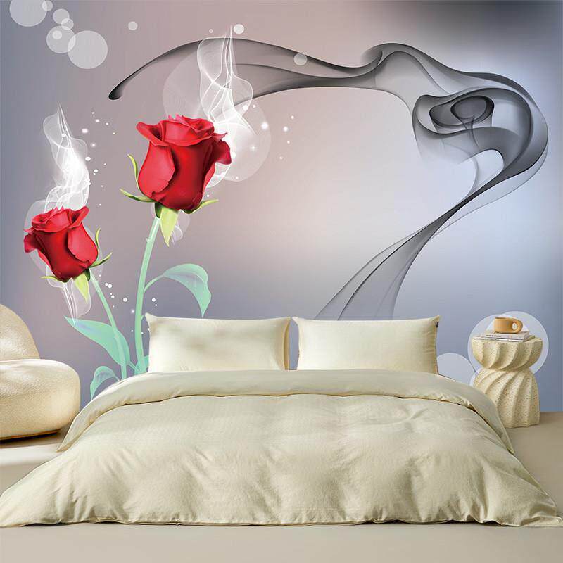 简约床头背景墙贴纸卧室房间自粘装饰壁画客厅电视墙贴画防水墙纸