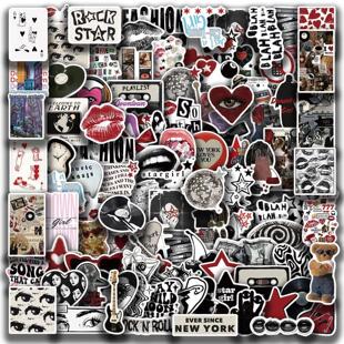 10/50/100pcs Downtown Y2K Girls Aesthetics Cartoon Graffiti
