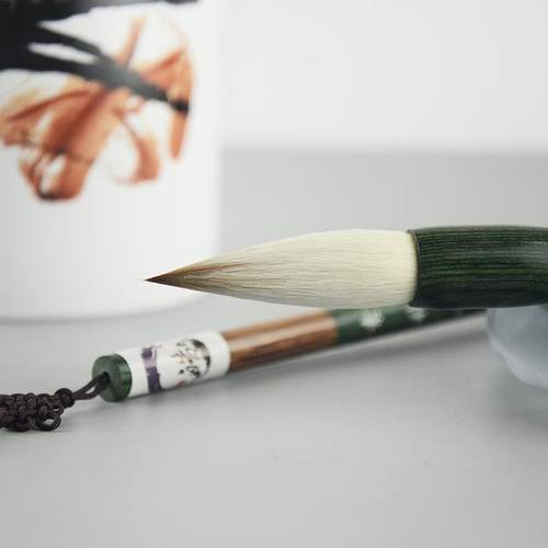 正品篆隶毛笔狼羊兼大中书欧体颜楷真毫卿书专用初学者学生成人练