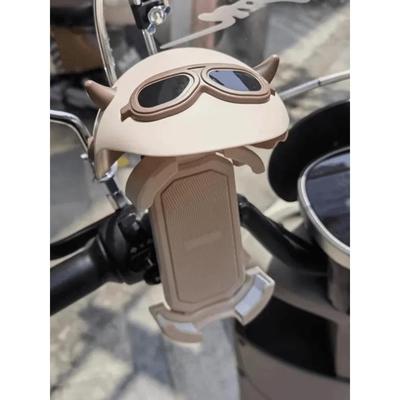 适用九号小q85c电动车手机支架9号电瓶车qzmix配件f90m装饰专用