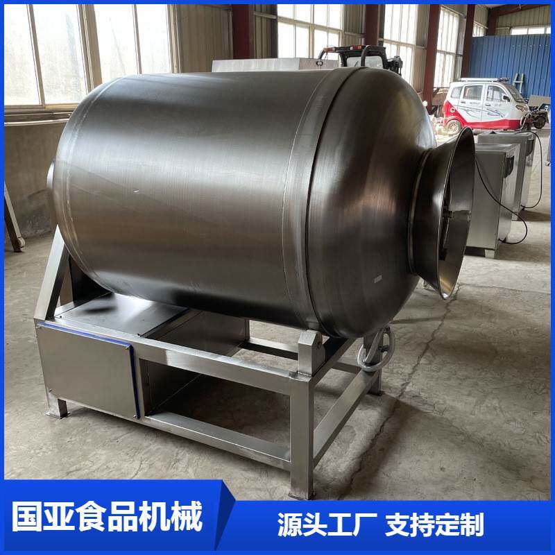 牛肉变频腌肉机生鲜肉腌制入味机肉类腌制真空滚揉机不锈钢材质