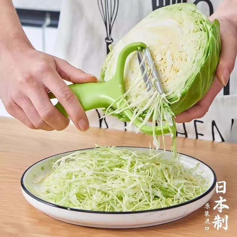 日系多功能包菜刨丝器蔬菜甘蓝切丝器不锈钢切菜器土豆削皮器