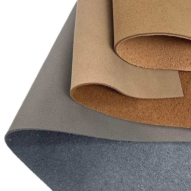 半PU人造皮革箱包鞋材家具家居文具装具厂销批发1.8mm磨砂羊巴