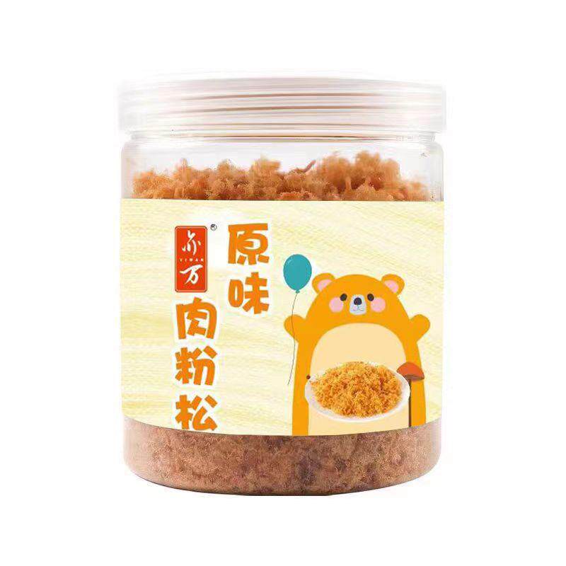 儿童营养肉松100g零食面包饼小贝蛋糕卷猪肉松厂家