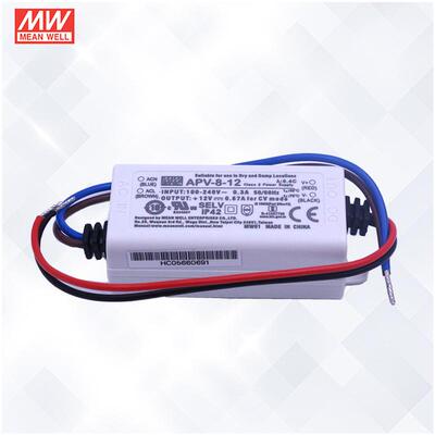 台湾开关电源APV-812V24V8W小功率单组输出恒压LED照明电源