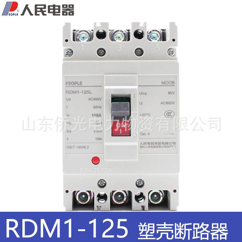中国人民电器RDM1-125L/3300 63A100A125A