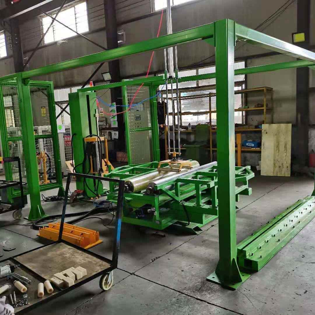 全自动缠膜机 在线链板线滚筒缠绕机 托盘缠绕膜包装机