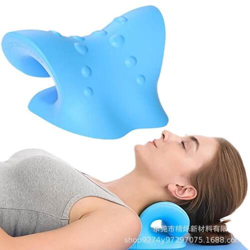 PU聚氨酯颈椎颈椎枕大枕头矫正脖子痛消除富贵包反弓枕护颈神器