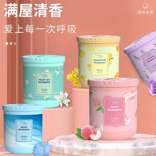 Solid fragrance air freshener, suitable for both car and hom