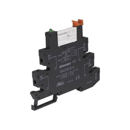 RNC1CO024+SNC05-E-A薄型继电器套装1组常开直流24V6A带底座
