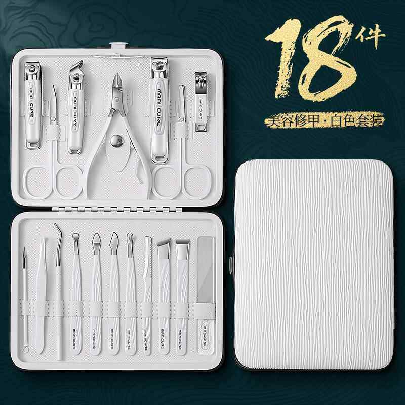 高档指甲刀套装指剪家用男女专工用修脚具修甲刀甲钳子原装美18甲