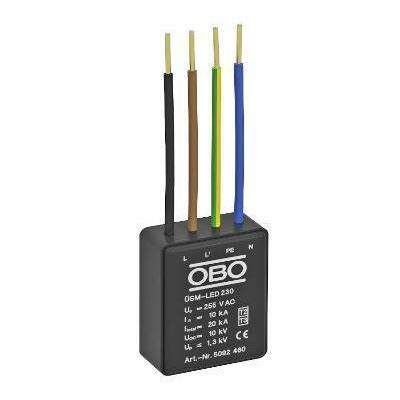 路灯防雷器 设备防雷 USM-LED230 OBO防雷器 货号5092480