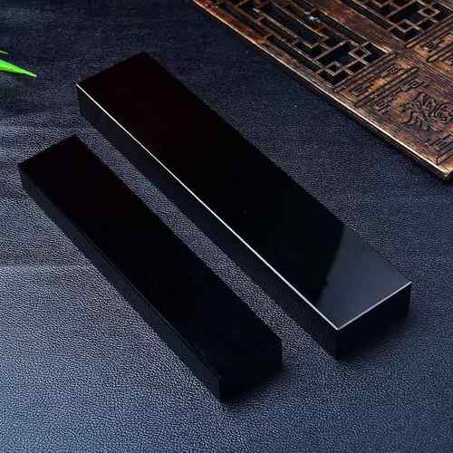 天然黑曜石镇纸防风压纸镇尺书法镇纸书法压纸镇尺书画文房四宝