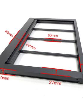 隐形纱窗防蚊虫网式童安全栏防YRH护PC透明回卷高透侧拉伸儿缩窗