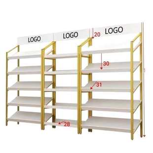 鞋店货架展示架商场礼品化妆陈列置物架红酒衬衣包包鞋架红酒展柜