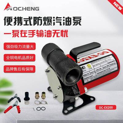 新品12v24v汽油防爆泵小体积静音自吸油泵动抽油泵柴油泵电商热卖