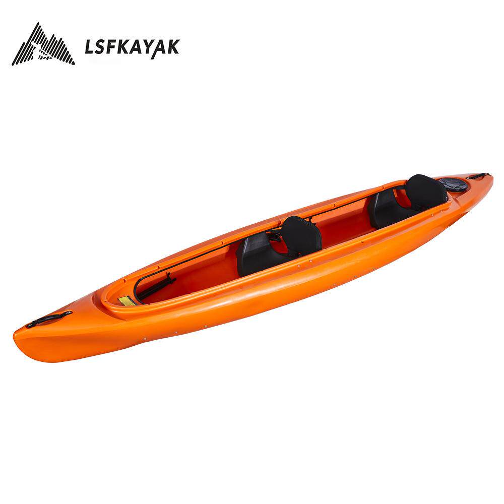 滚塑皮划艇塑料皮划艇双人肥仔艇 开放式双人船 开放式双人座椅船